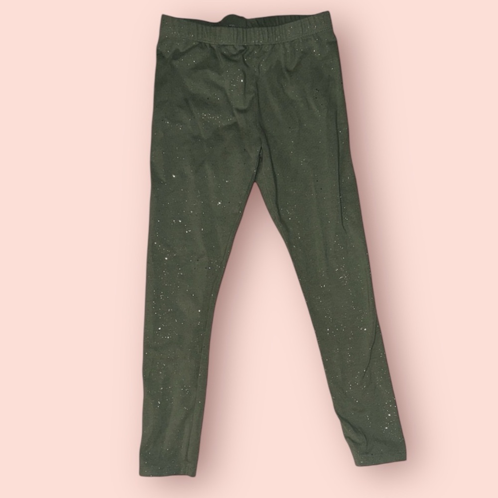 Green Sparkly Leggings